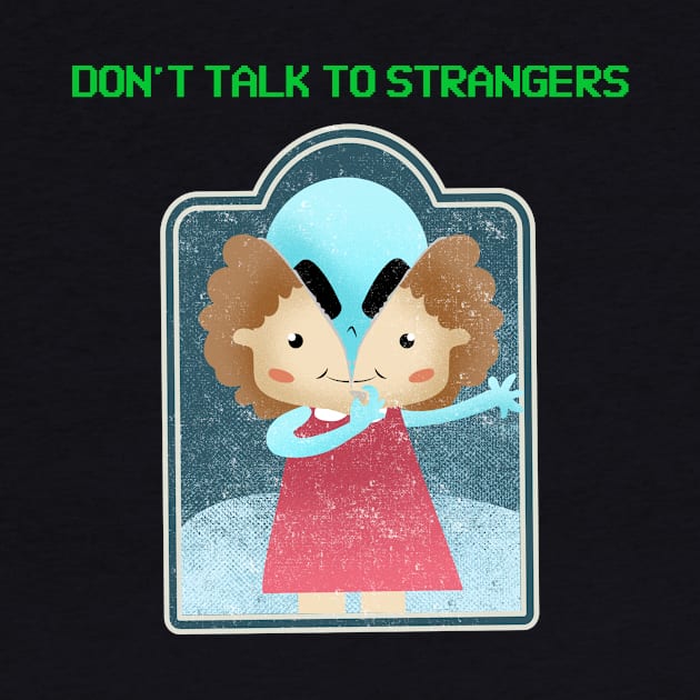 Don't Talk to Strangers - Vintage Dark Humour by WizardingWorld